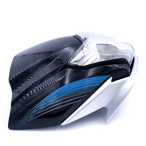 适用轻骑铃木摩托车新骏驰QS125-5G头罩GT125X导流罩大灯总成玻璃 - 图3