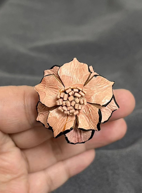 清！韩国东大门牛皮戒指民族风花朵饰品活口可调节淑女潮品