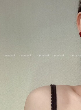 ouswa原创【红烛】火焰向上，泪流向下，复古vintage少女耳环耳饰