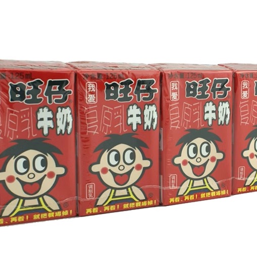 旺旺旺仔复原乳牛奶125ml*18盒/36盒/多口味/多规格儿童牛奶正品-图0