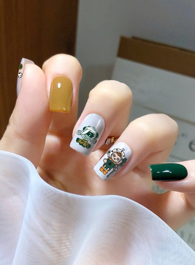 齐力美甲印花板转印版彩绘甲油胶