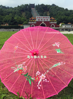 千熙绢纱透明儿童成人古典舞蹈伞