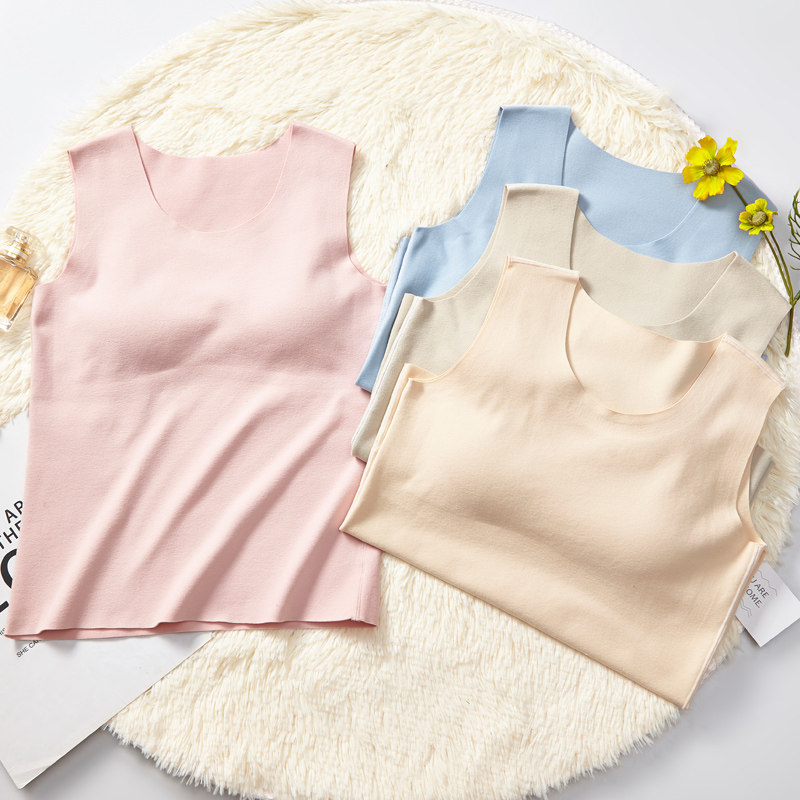 德绒长款少女背心发育期12女孩文胸 初寓内衣抹胸