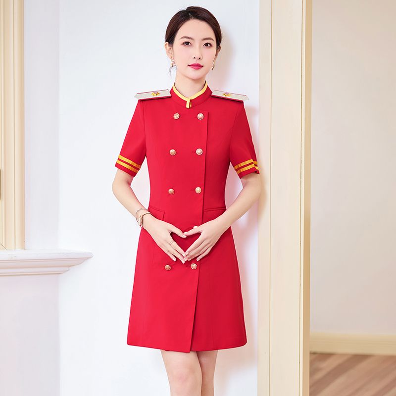 军鼓服装套装女款秋冬季锣鼓管乐队打鼓军装喜事文工团演出服 - 图2