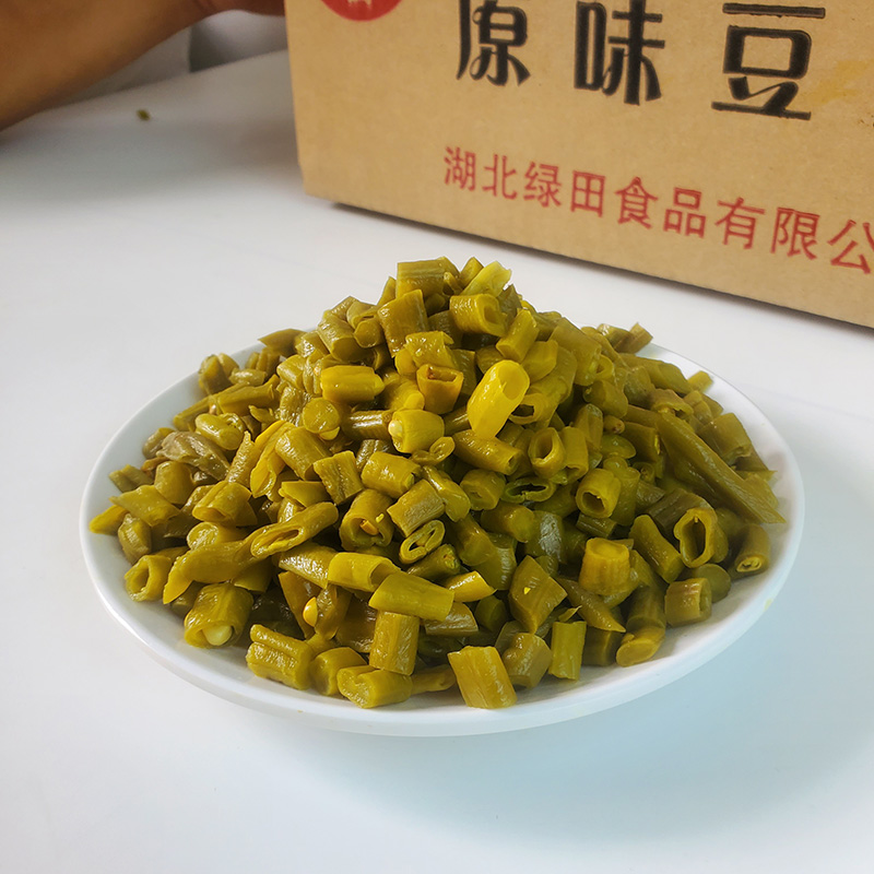 原味酸豆角3斤6斤真空腌制泡豇豆农家自制商用餐馆整箱18斤咸菜 - 图2