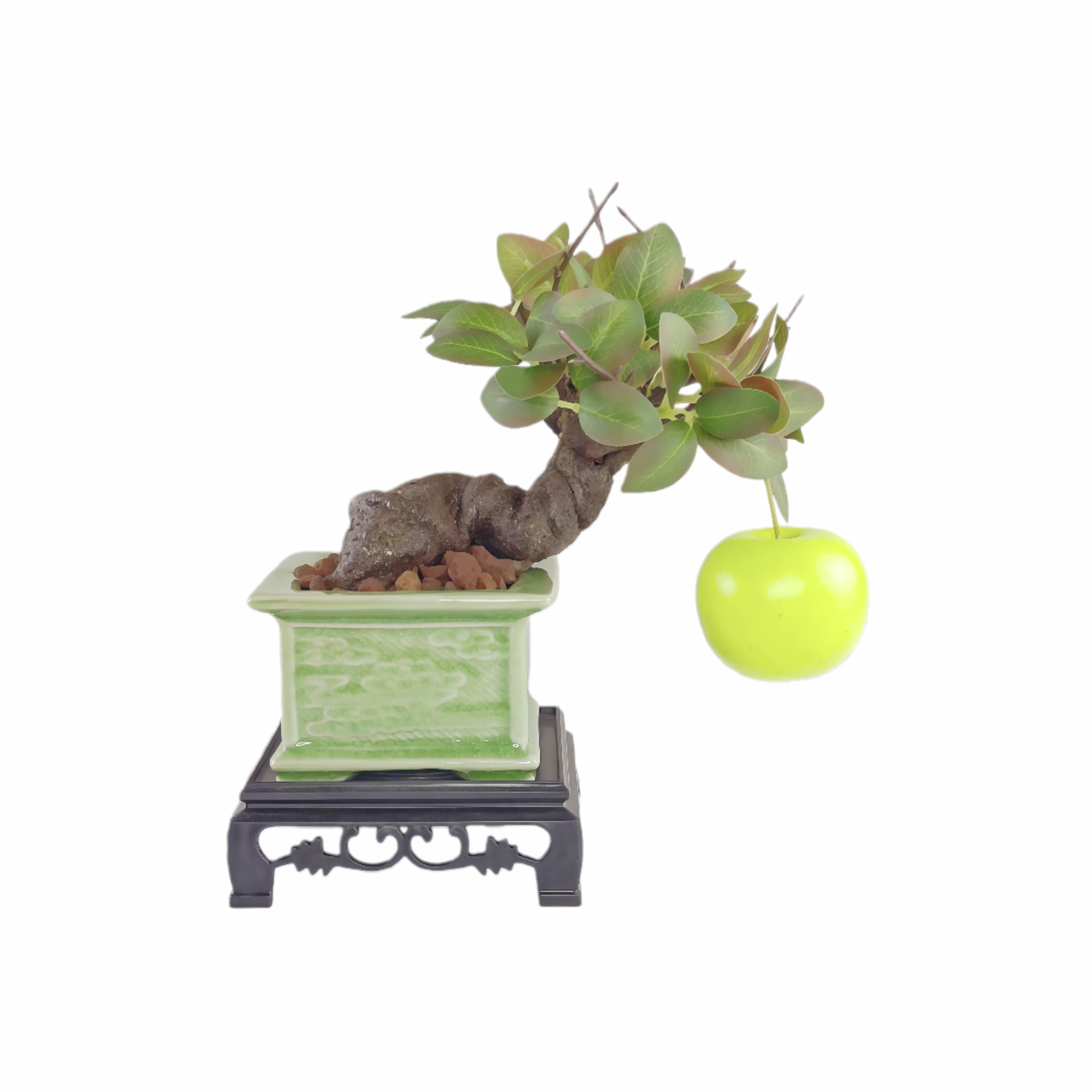 仿真盆景精品老桩苹果树造型盆景摆件室内客厅桌面装饰品造景摆设,淘宝优惠券,粉丝福利购,淘宝优惠卷