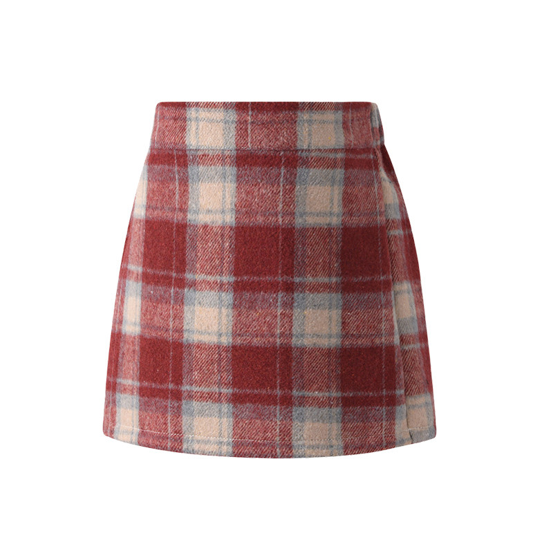 儿童装半身裙裤毛呢秋冬女童公主A字短裙JK宝宝百褶裙子咖色韩版,淘宝优惠券,粉丝福利购,淘宝优惠卷