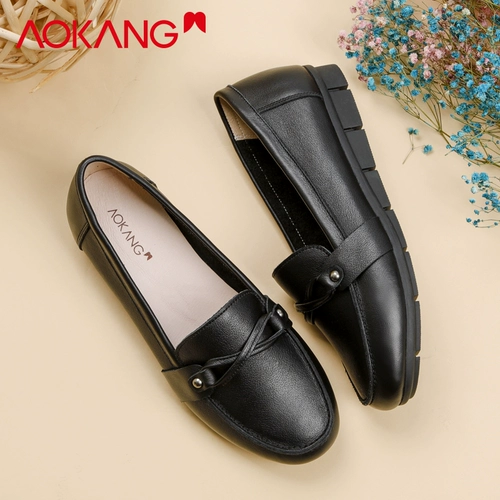 Летняя обувь, нескользящие туфли для матери для беременных, из натуральной кожи, коллекция 2022, мягкая подошва