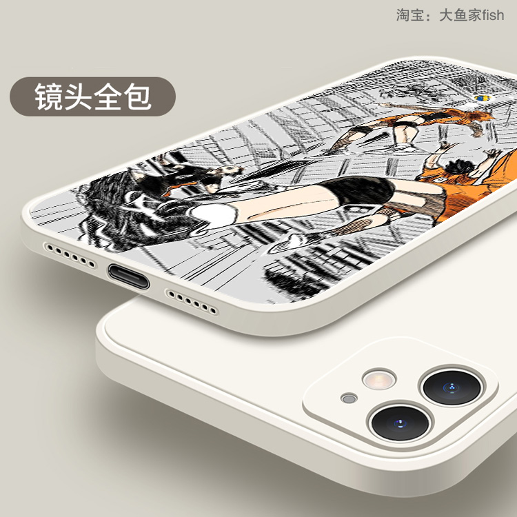 排球少年动漫手机壳iPhone13适用15pro苹果xs maxr硅胶8p小米11软 - 图2