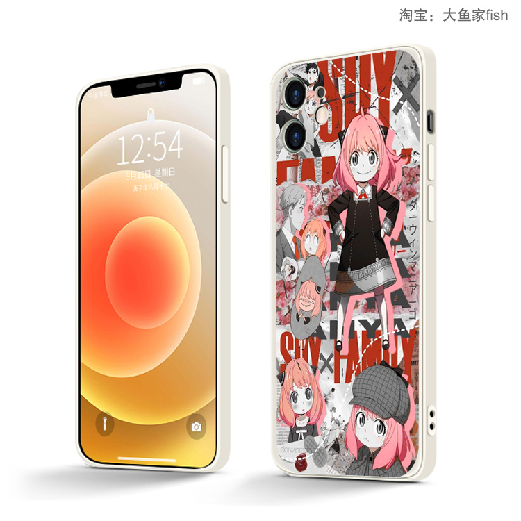 间谍过家家手机壳适用iPhone13苹果XSMAX硅胶12PRO阿尼亚8P华为6S - 图1