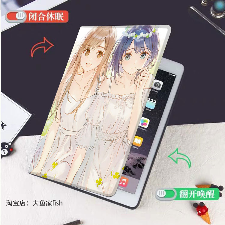 安达与岛村动漫周边适用iPad10.2保护套10.5华为matepad Pro11寸Air3/4平板mini5/6小米6max红米pad二次元9.7 - 图0