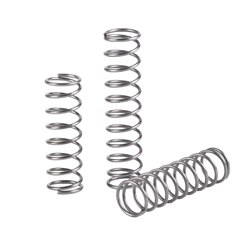 304不锈钢弹簧钢大小弹簧强力压缩短弹黄细线径0.2-3.0mm压簧定制 - 图1