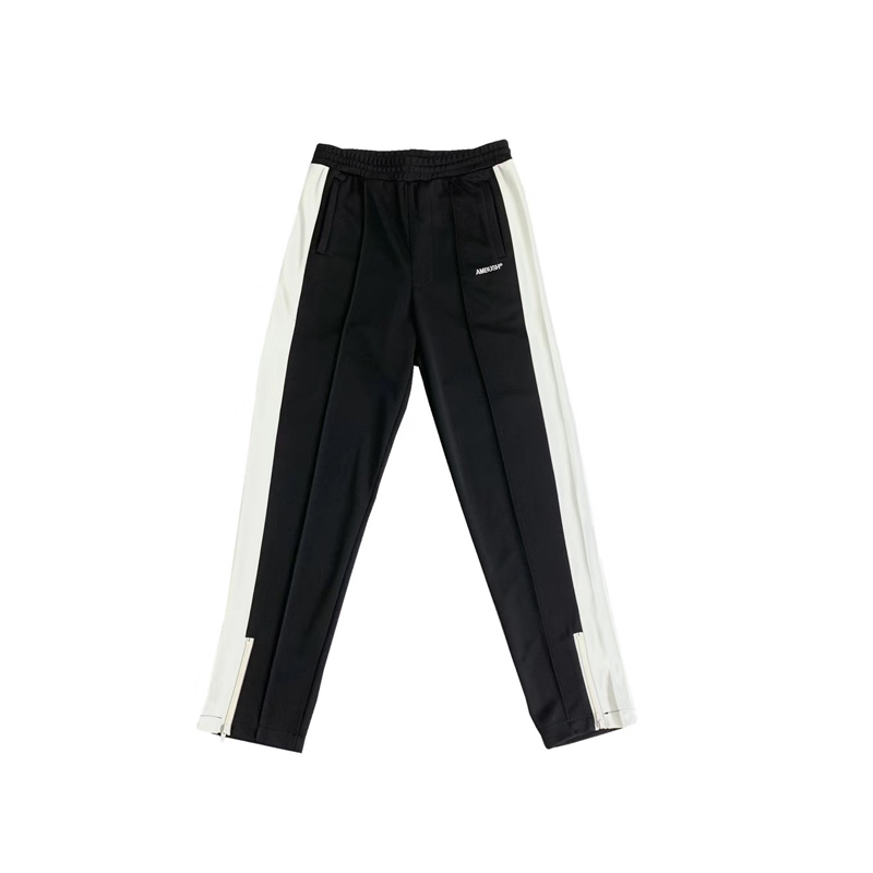 休闲账动裤男高街 字母刺绣黑白简约拼色长裤 春夏新款 AMBUSH19SS 休闲账动裤男高街 字母刺绣黑白简约拼色长裤 春夏新款 AMBUSH19SS