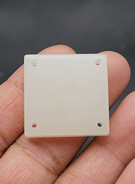 仿白玉帽花帽正仿古雕刻四边打孔