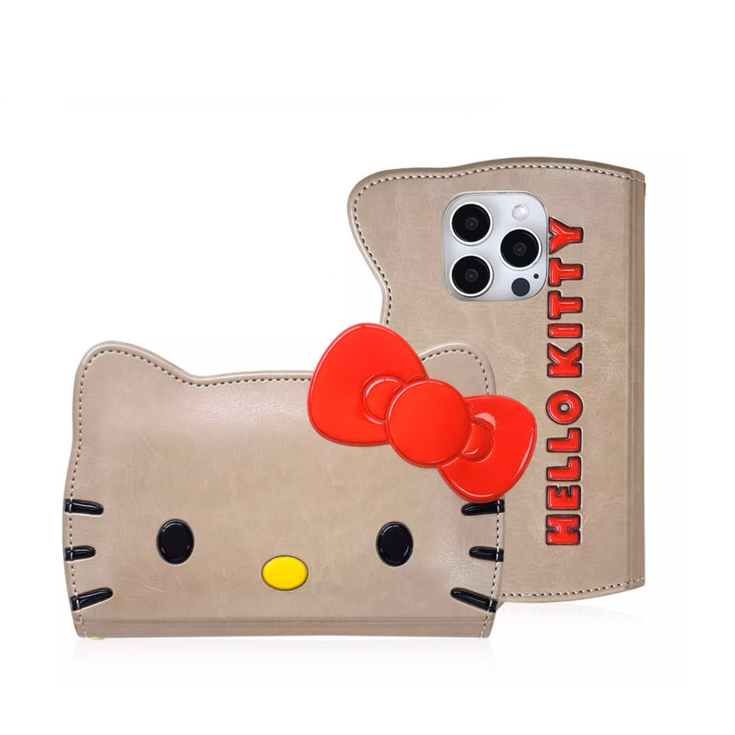 韩国凯蒂猫苹果iphone17pro max卡通翻盖皮套16保护套15pro手机壳,淘宝优惠券,粉丝福利购,淘宝优惠卷