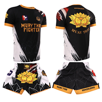 Taipunch MMA Gdou Lotus Sports Suit Children Short Sleeves Training Male and female shorts Fitness UFC Custom Percussion Suit