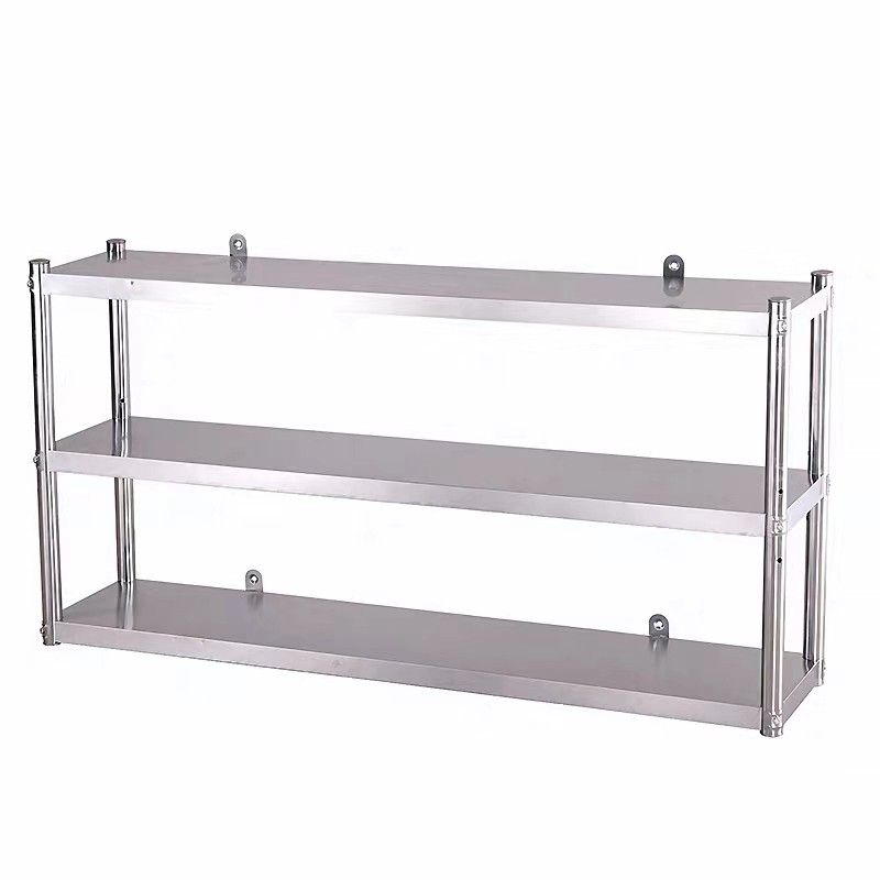 304厨房不锈钢两层三层吊架微波炉烤箱调料收纳架碗锅饭店专用架,淘宝优惠券,粉丝福利购,淘宝优惠卷