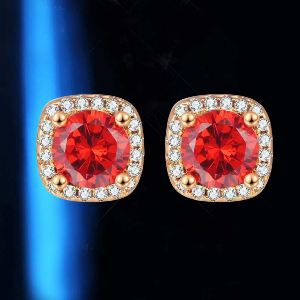 直播热卖香槟金红宝石镀真金玫瑰情缘四件套装戒指项链手链耳钉女,淘宝优惠券,粉丝福利购,淘宝优惠卷