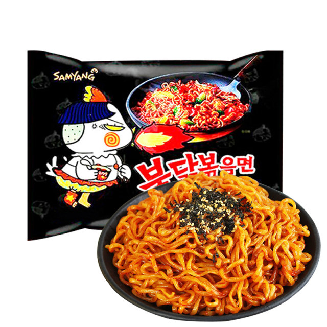 Imported super spicy Korean bagged turkey noodles Samyang