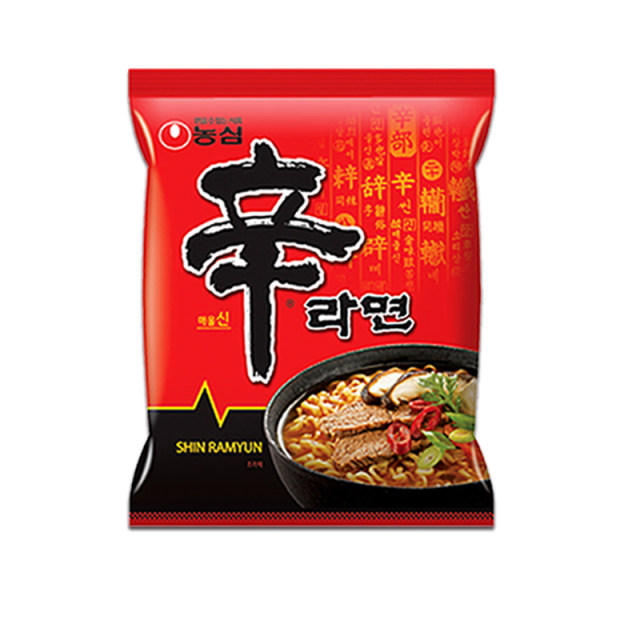 Korean imported mushroom beef flavor Nongshim Ramen