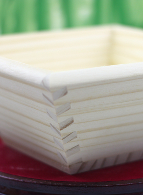 实木米斗升子摆件招财