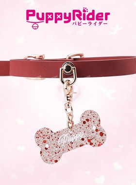 PUPPYRIDER小狗牌骨头牌项圈