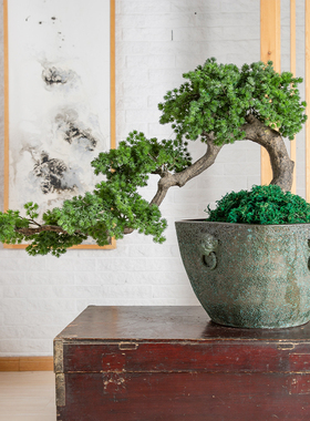 客厅陶瓷景德镇锦鲤缸落地摆件