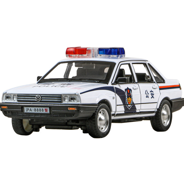 Alloy 124 six-door Volkswagen Santana Police Car