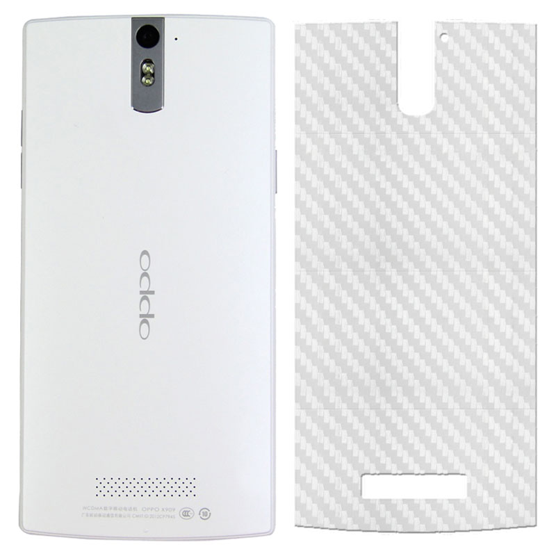 适用OPPO Find 5轻薄手机后膜X909碳纤维保护贴纸X909T磨砂背面膜网格透气散热不留胶胶膜耐磨超薄普通膜高级 - 图3