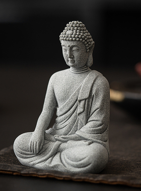 恬静生活青砂石装饰摆件
