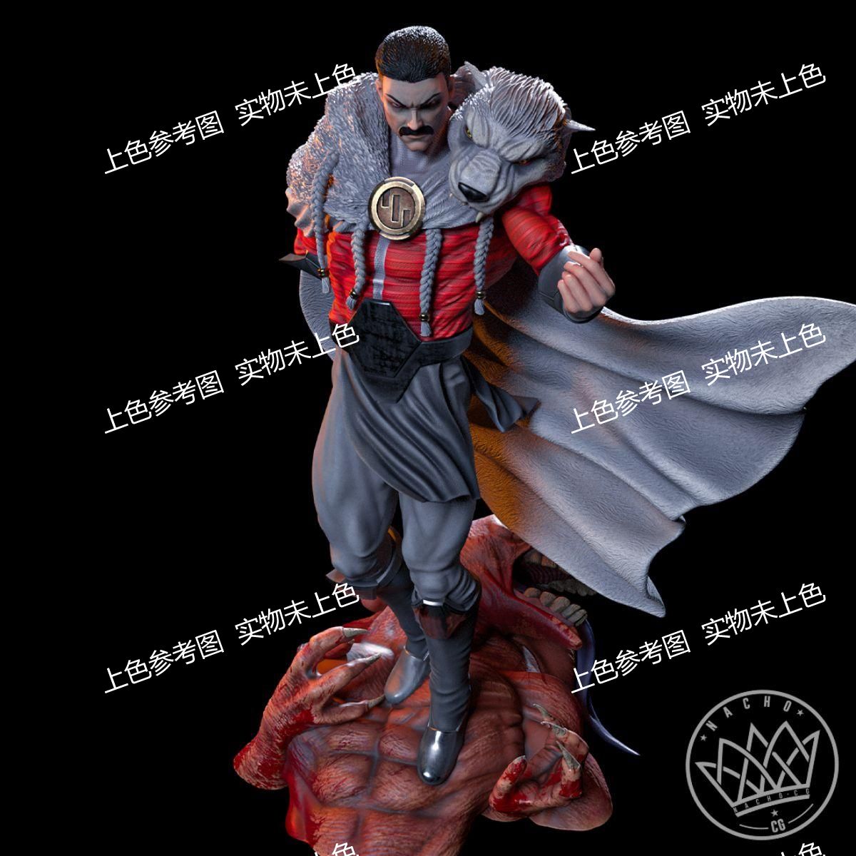 无敌少侠 崔格3D打印模型STL图纸模型素材白模{自动发货} - 图3