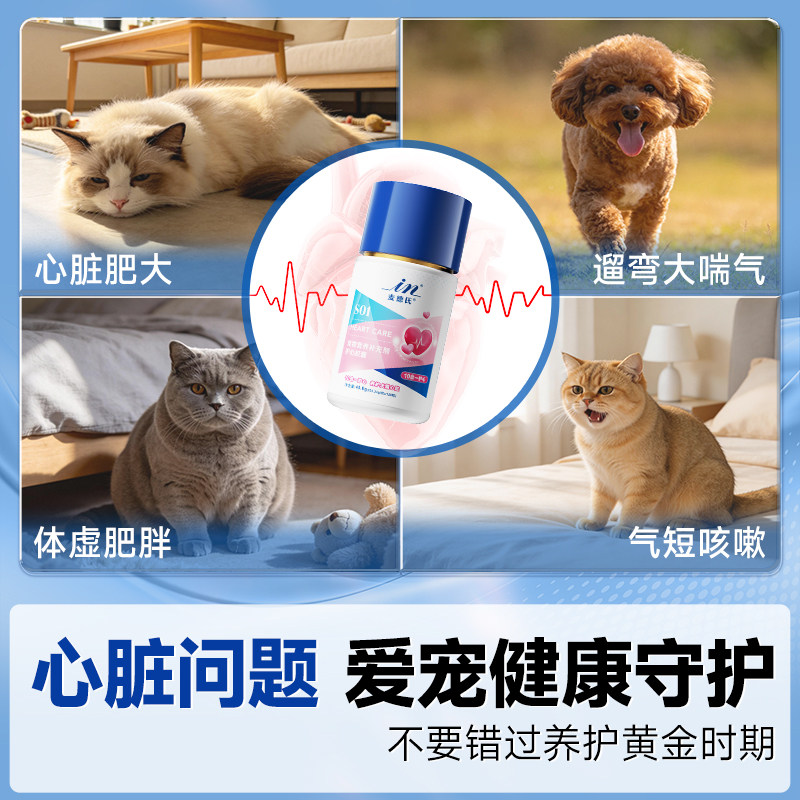 【背靠中科院】麦德氏宠物辅酶Q10猫咪狗狗犬用保护心脏心肌肥大