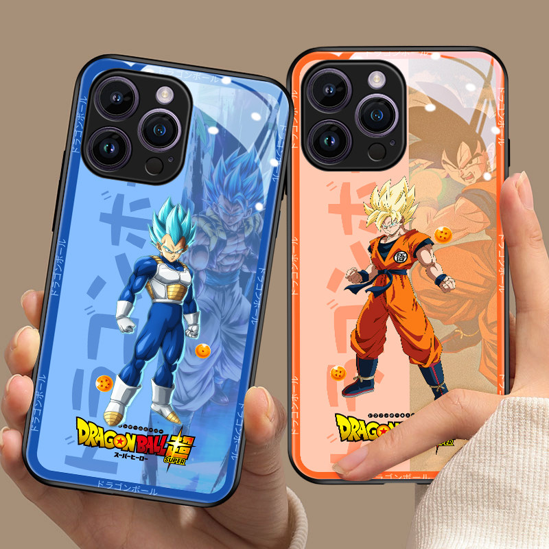 七龙珠苹果16手机壳新款iphone17promax男12mini动漫卡通11pm玻璃x防摔xr适用个性13小众15悟空14贝吉塔8plus - 图3