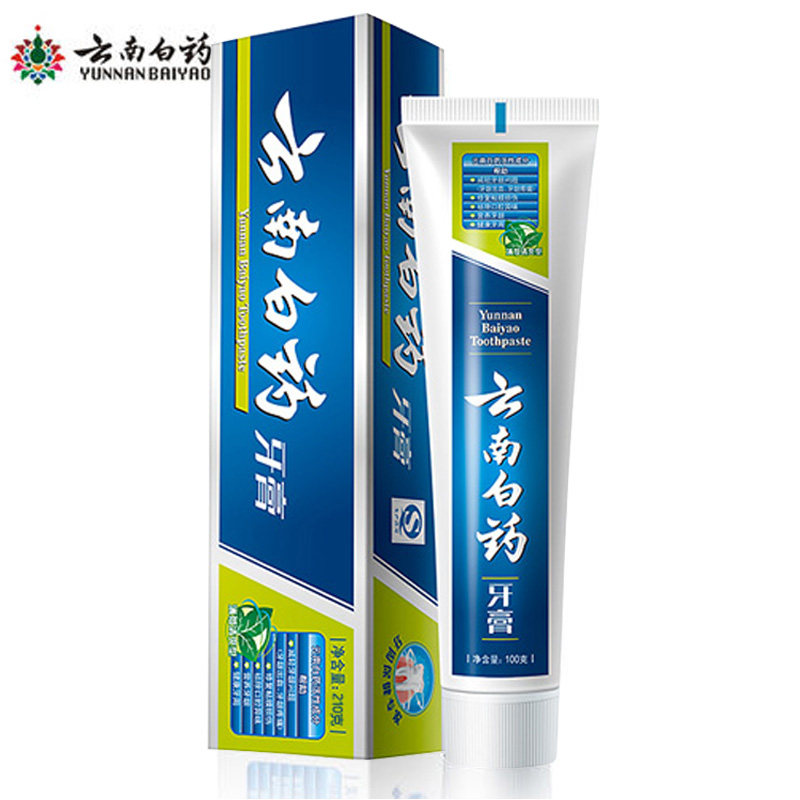 云南白药清爽型230g*4支装牙膏 凯茂家居牙膏