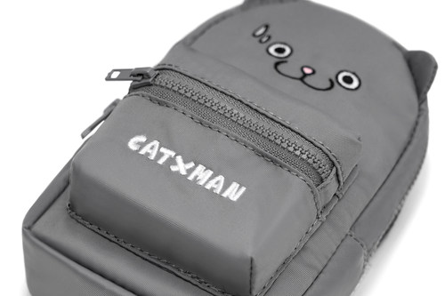 CATXMAN 周柏豪 NANO BACKPACK 猫星侠造型迷你斜挎钥匙零钱包包 - 图1