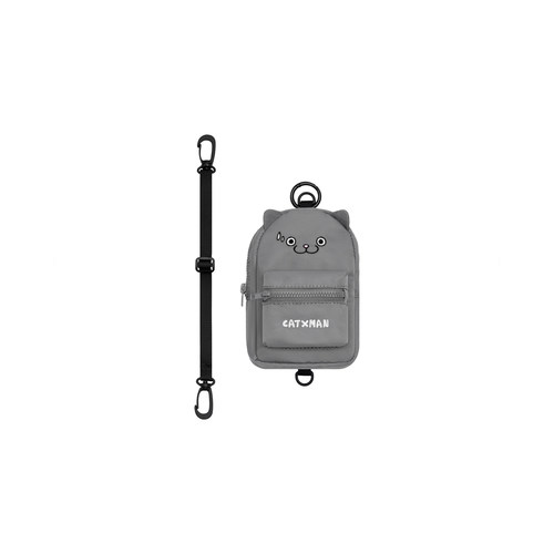 CATXMAN 周柏豪 NANO BACKPACK 猫星侠造型迷你斜挎钥匙零钱包包 - 图3