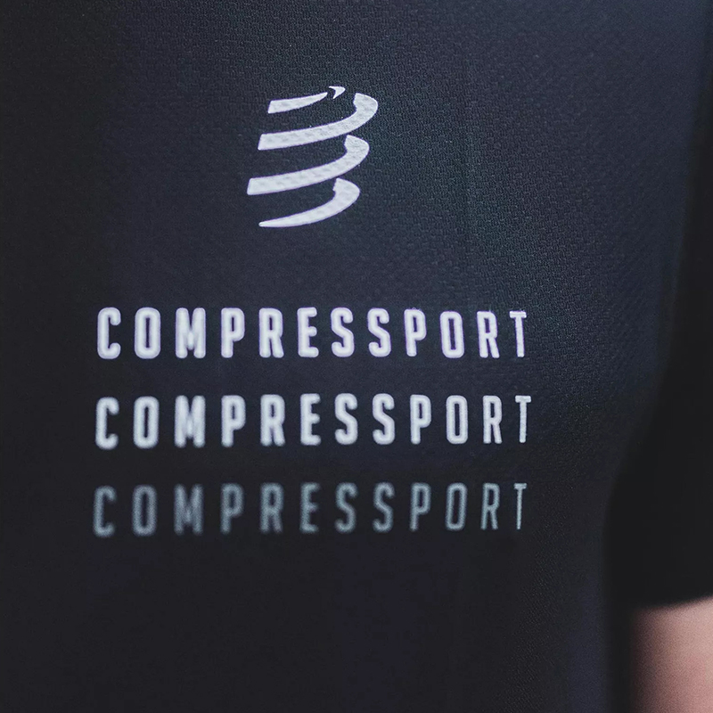 compressport跑步运动短袖T恤2023黑色限量版