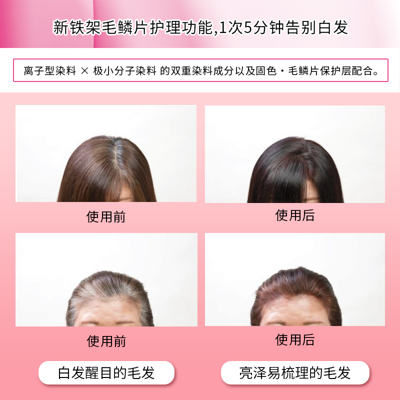 DHC海外旗舰店DHC【保税包邮】Q10丰盈美色快速润发乳235g升级版深棕色固色滋养2