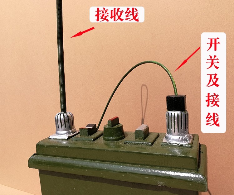 红军道具木质发报机影视舞台道具步话机电话机电台对讲机道具展览_虎窝淘