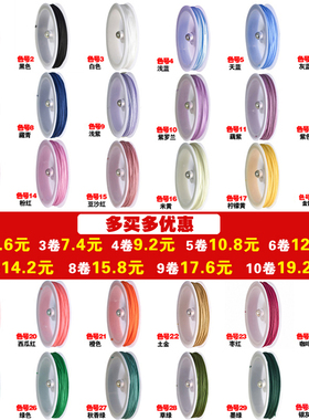 加密72号玉线手工头发diy材料