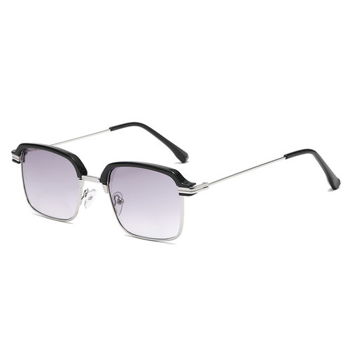 双光太阳老花镜远近一体两用看书开车走路中老年人商务眉毛远视镜 - 图3