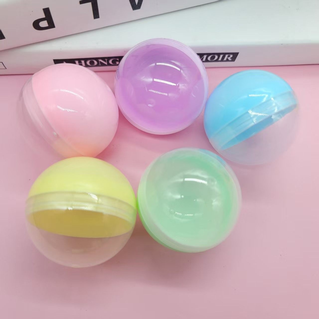 45mm50mm扭蛋壳扭蛋外壳彩色空壳空心球可打开抽奖球摸奖圆形彩蛋,淘宝优惠券,粉丝福利购,淘宝优惠卷