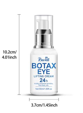 Eye Cream RUOALL跨境出口英文包装50ml白色按压瓶botax紧致眼霜