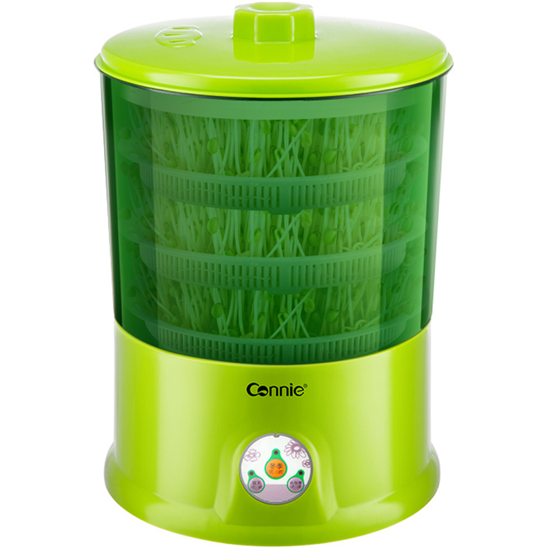 康丽豆芽机家用全自动智能大容量发豆牙菜桶神器小型生绿豆芽罐盆 - 图0