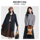 Dajiashi lace-up double-sided woolen jacket/skirt