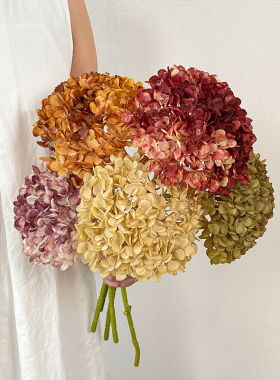 绣球花仿真花餐桌花摆花装饰花