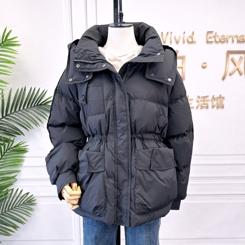 可路莎专柜247796秋冬宽松连帽工装大口袋短款羽绒服女,淘宝优惠券,粉丝福利购,淘宝优惠卷