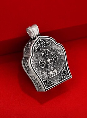 S925纯银精工黄财神嘎乌