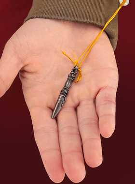 纯铁吊坠藏式青铜色项链男女