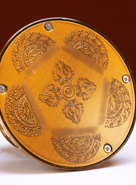 太阳手拨两用车载八吉祥摆件